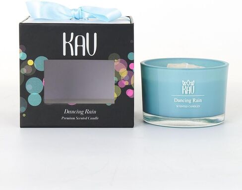 Scented Candles 85g – KAV Smooth Sensation Home Decor Natural Aromatherapy Premium Scent Candle for Home Women Men, Soy Wax and Essential Oils (Fresh Linen) in Saudi Arabia