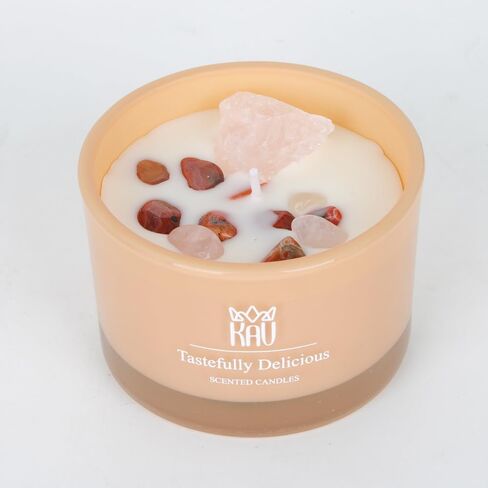 Scented Candles 85g – KAV Smooth Sensation Home Decor Natural Aromatherapy Premium Scent Candle for Home Women Men, Soy Wax and Essential Oils (Fresh Linen) in Saudi Arabia