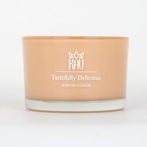 Scented Candles 85g – KAV Smooth Sensation Home Decor Natural Aromatherapy Premium Scent Candle for Home Women Men, Soy Wax and Essential Oils (Fresh Linen) in Saudi Arabia