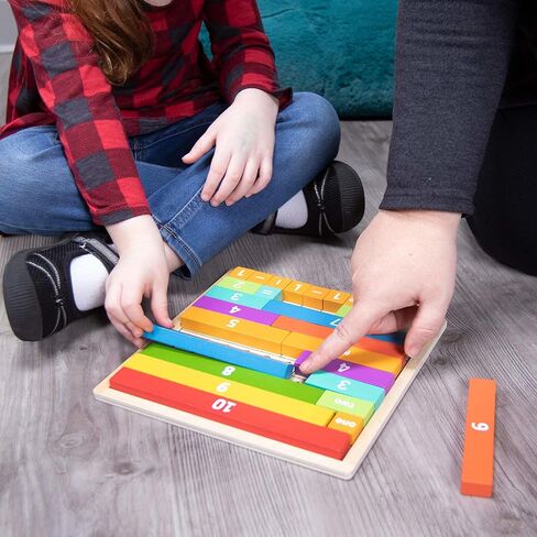 Professor Poplar's Astounding Arithmajig | Math Learning Jigsaw Cuisenaire Rods for Kids and Toddlers | STEM Tool for Teaching Spatial Reasoning and Basic Mathematics in Saudi Arabia