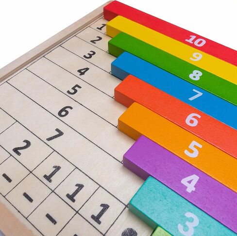 Professor Poplar's Astounding Arithmajig | Math Learning Jigsaw Cuisenaire Rods for Kids and Toddlers | STEM Tool for Teaching Spatial Reasoning and Basic Mathematics in Saudi Arabia