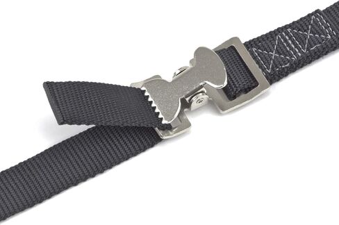 PowerTye 1in x 4ft Utility Lashing Strap - Made in USA - 150 lb. Working Load Limit / 450 lb. Breaking Strength, Orange (4-Pack) in Kuwait