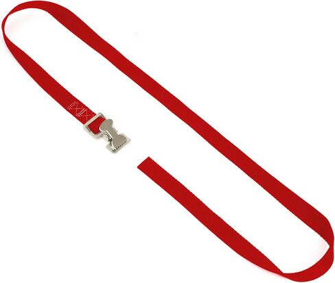 PowerTye 1in x 4ft Utility Lashing Strap - Made in USA - 150 lb. Working Load Limit / 450 lb. Breaking Strength, Orange (4-Pack) in Kuwait