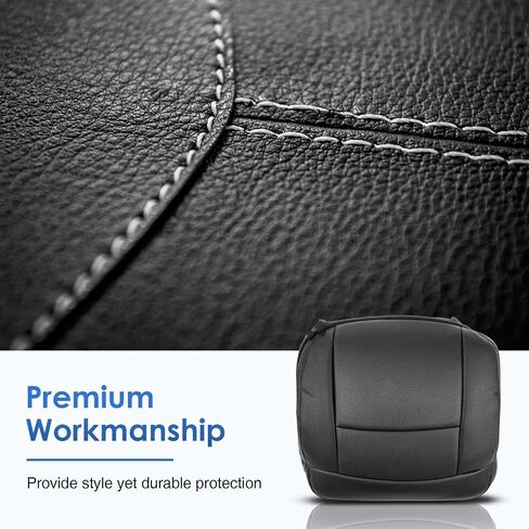 A-Premium Driver Car Seat Cover Leather Compatible with Ford F-150 2004-2008 FX4 Lariat STX XLT XL F-150 Heritage 2004 XL XLT Pickup Front Left FRSD0304DBTL in Kuwait