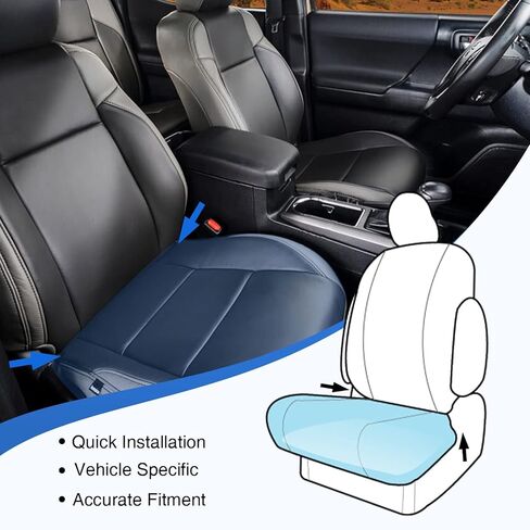 A-Premium Driver Car Seat Cover Leather Compatible with Ford F-150 2004-2008 FX4 Lariat STX XLT XL F-150 Heritage 2004 XL XLT Pickup Front Left FRSD0304DBTL in Kuwait