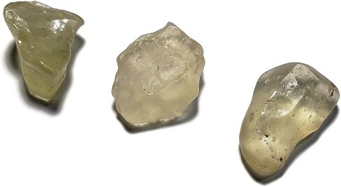 1pc Libyan Desert Glass Gold Tektite 2.75-4.25 Grams Extremely Rare A-Grade Translucent Natural Specimen Found in Only One Location in The World in Saudi Arabia