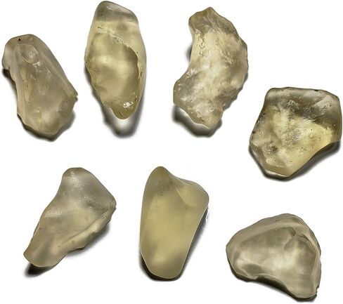 1pc Libyan Desert Glass Gold Tektite 2.75-4.25 Grams Extremely Rare A-Grade Translucent Natural Specimen Found in Only One Location in The World in Saudi Arabia