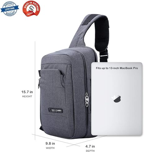 Universal Tablet Sling Tote for 12-inch Tablet, Messenger Bag for Daily Use in Saudi Arabia