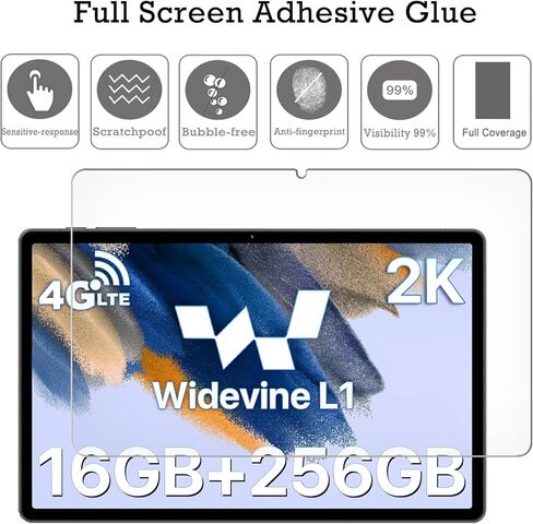 2PACK 9H Hardness Tempered Glass Screen Protector for UMIDIGI A15 Tab 11" Tablet in Saudi Arabia