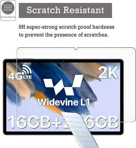 2PACK 9H Hardness Tempered Glass Screen Protector for UMIDIGI A15 Tab 11" Tablet in Saudi Arabia