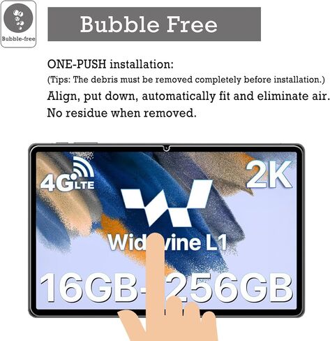 2PACK 9H Hardness Tempered Glass Screen Protector for UMIDIGI A15 Tab 11" Tablet in Saudi Arabia