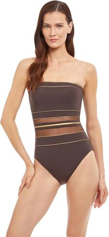 Gottex Women's Onyx Bandeau One Piece Swimsuit in Saudi Arabia
