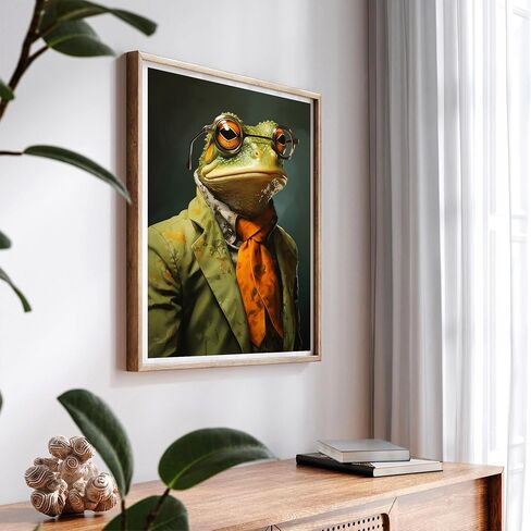 SKRYUIE Paint by Numbers Frogs for Adults, Acrylic Oil Painting by Numbers Kits Suits for Beginner with Paintbrushes Brushes Paintwork Art Crafts Canvas for Home Decor 16x20 inch / 40x50 cm in Saudi Arabia