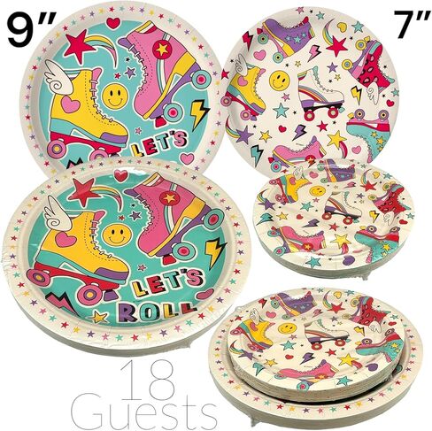 تكفي لـ 18 قطعة كاملة من مستلزمات حفلات أعياد الميلاد تتضمن أطباقًا ومناديل وأغطية طاولات ولافتة علوية للكب كيك مثالية لحفلات التزلج على الجليد وحفلات أعياد الميلاد in Kuwait