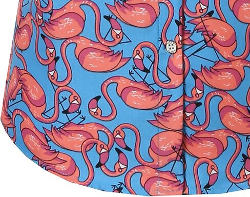 SSLR Women's Printed Short Sleeve Casual Button Down Hawaiian Shirt in Saudi Arabia
