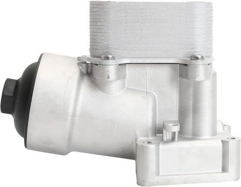 مجموعة مبيت فلتر مبرد زيت الألومنيوم متوافقة مع VW Amarok Passat 2012-2014، متوافقة مع Audi A3 Q3 2012-2014، 2.0 لتر ديزل، مجموعة مبيت فلتر زيت مبرد الزيت # 03L115389H 03L115389B in Kuwait