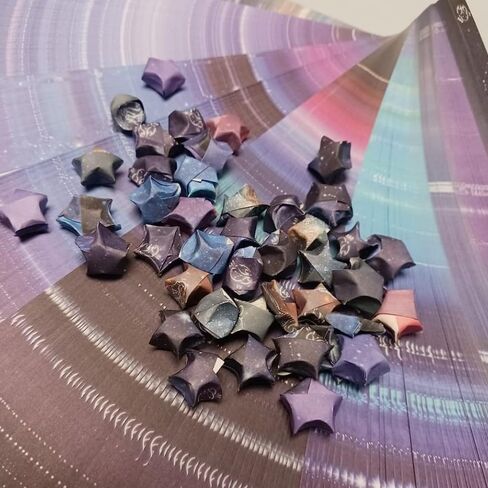 540 Sheets Origami Stars Paper Strips 12 Constellations Printed Folding Origami Star Paper for DIY Arts Crafting,Handicrafts,Easter Basket Stuffers (Twelve constellations) in Saudi Arabia