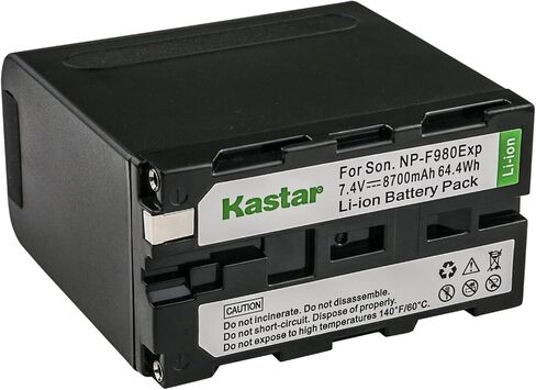Kastar 1-Pack NP-F980EXP Battery and CH04 Dual Fast Charger Compatible with GyroVu Lightweight Delvcam 7" On-Camera Monitor Avtec 7" On-Camera Monitor TARION Professional On-Camera Monitor X5 in Saudi Arabia
