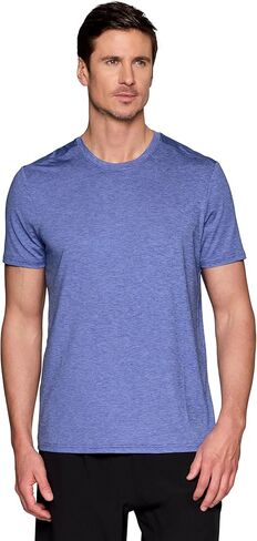 RBX Men's Workout T-Shirt, Breathable Lightweight Stretch Jersey Moisture Wicking Quick Dry Running Training Top in Kuwait