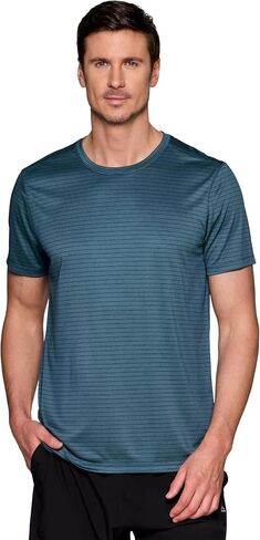 RBX Men's Workout T-Shirt, Breathable Lightweight Stretch Jersey Moisture Wicking Quick Dry Running Training Top in Saudi Arabia