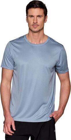 RBX Men's Workout T-Shirt, Breathable Lightweight Stretch Jersey Moisture Wicking Quick Dry Running Training Top in Saudi Arabia