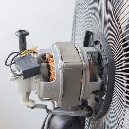 YOKIVE 3Pcs Ceiling Fan Capacitor CBB61, Metallized Polypropylene Film Capacitor Great for Fans Pumps Motors Running (4uF 350V AC 2 Wires 50/60Hz) in Saudi Arabia