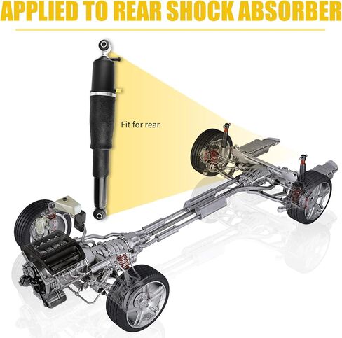DEDC قطعتان من مجموعة تعليق الهواء الأمامي، قطع غيار زنبرك هوائي تناسب 2015-2021 كاديلاك ESV تشيفي سيلفرادو تاهو جي إم سي سييرا 1500 يوكون (XL)، 84176631 580-1108 in Kuwait