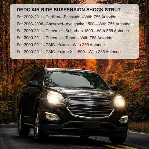 DEDC قطعتان من مجموعة تعليق الهواء الأمامي، قطع غيار زنبرك هوائي تناسب 2015-2021 كاديلاك ESV تشيفي سيلفرادو تاهو جي إم سي سييرا 1500 يوكون (XL)، 84176631 580-1108 in Kuwait