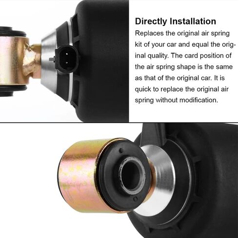 DEDC قطعتان من مجموعة تعليق الهواء الأمامي، قطع غيار زنبرك هوائي تناسب 2015-2021 كاديلاك ESV تشيفي سيلفرادو تاهو جي إم سي سييرا 1500 يوكون (XL)، 84176631 580-1108 in Kuwait