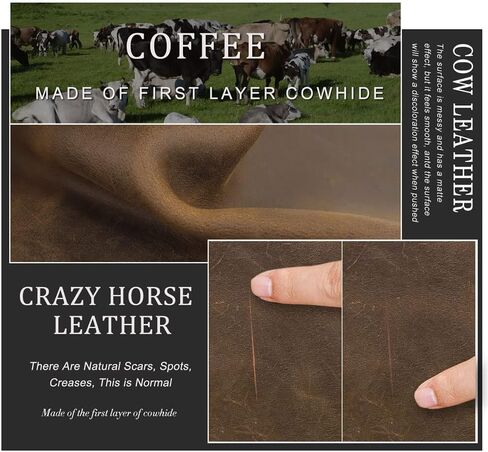 اتصالات حقيبة جلدية أصلية للرجال مقاس 14 بوصة حقيبة كمبيوتر محمول من Crazy Horse حقيبة جلدية رسول حقيبة يد in Kuwait