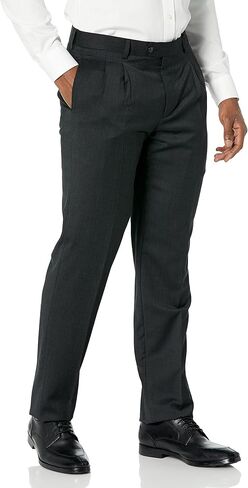 Palm Beach Men's High Twist Wool Suit Separate Double Reverse Pleats Pants in Saudi Arabia