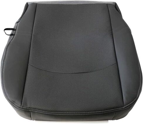 GXARTS Driver Bottom Replacement Seat Cover Dark Gray Compatible with Dodge Ram 1500 2500 3500 4500 5500 Laramie SLT with Leather Sport Power Wagon Single-Cab Crew-Cab Quad-Cab MegaCab 2010-2012 in Kuwait