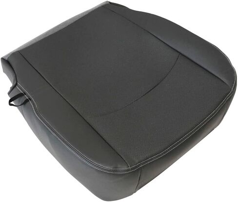GXARTS Driver Bottom Replacement Seat Cover Dark Gray Compatible with Dodge Ram 1500 2500 3500 4500 5500 Laramie SLT with Leather Sport Power Wagon Single-Cab Crew-Cab Quad-Cab MegaCab 2010-2012 in Kuwait