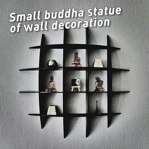 3PCS Buddha Statue Sculptures Home Decor,Office, Desktop, Spirit Room Figurines Buddah Statue for Zen Home,Meditation Decor Yoga Room Decor Small Buda Resin (Golden) in Saudi Arabia