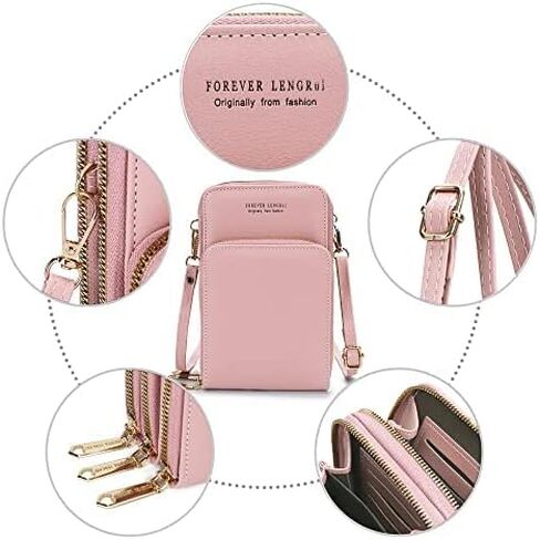 Small Cell Phone Crossbody Bags For Women, Mini Over Shoulder Purse with Credit Card Slots Crossbody Purse For Women in Kuwait