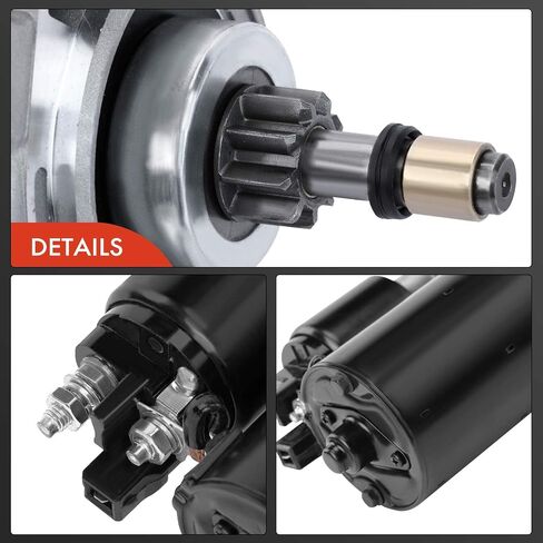 A-Premium Starter Motor Compatible with Volkswagen Jetta 93-99, Corrado, Cabrio 92-02, Golf 93-99, Passat 92-96, 2.0L 1.8L, 12V 1.1KW 9 Teeth (CCW) Counterclockwise, Replace# 020911023A, 020911023L in Saudi Arabia