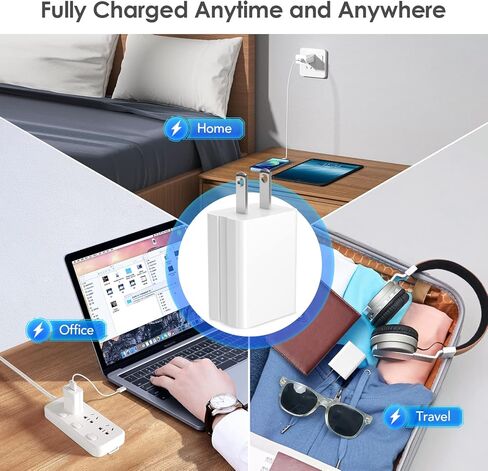 شاحن حائط USB من مبارك، كتلة شاحن USB آمنة للشاحن السريع، محول كتلة شحن سريع مدمج، محول طاقة محمول، كتلة شاحن USB، كتلة شحن المنفذ، مقبس طاقة USB in Kuwait