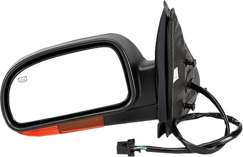 Dorman 955-734 Driver Side Power Door Mirror - Heated / Folding with Signal Compatible with Select Chevrolet / GMC / Oldsmobile Models, Black in Saudi Arabia