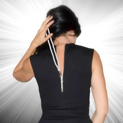 2 Packs Zipper Helper Pull for Dresses Dress Zip Puller, Zipper Assistant Zipping Up Down Dress and Boot, Zipper Extender for Dress Zipping Up Down Dress Yourself(Black White) in Saudi Arabia