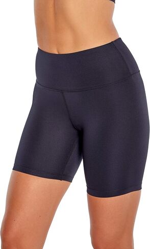 Bally Total Fitness Women's High Rise 7" Bike Short-2 Pack in Saudi Arabia