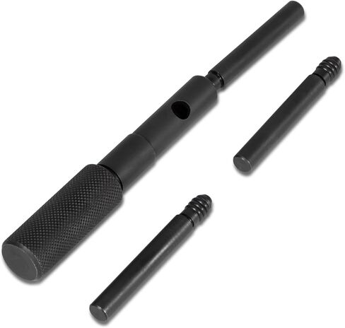 أداة محاذاة العمود المرفقي J-45947 مكونة من 4 قطع، باللون الأسود، مناسبة لمحركات الديزل من سلسلة ديترويت ديزل 60 in Kuwait