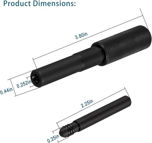 أداة محاذاة العمود المرفقي J-45947 مكونة من 4 قطع، باللون الأسود، مناسبة لمحركات الديزل من سلسلة ديترويت ديزل 60 in Kuwait