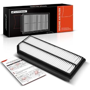 A-Premium Engine Air Filter Compatible with Acura TL 2007-2008, Sedan, Replace# 17220RDAA10