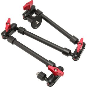 Articulating Arm Camera Mount, 31in Aluminum Alloy Adjustable Articulating Friction Magic Arm with 1/4in 3/8in Thread, 360 Degree Rotation Magic Arm Camera Mount for Camera Phone