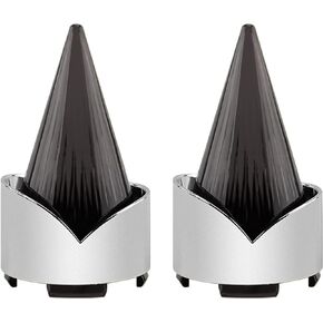 Smoke Bullet Turn Signal Light Lens Cover Fit for Harley Softail Street Glide Road Glide Fatboy Sportster Dyna De-luxe Bikes (Not for Sealed LED Harley Lights&Pancake-style Lens) (Black Smoke)