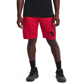 Under Armour Mens Perimeter 11in. Shorts 4XL Red-Black