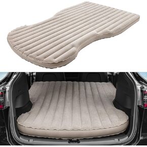 for Tesla Model Y Mattress 10cm Soft Suede Inflatable Camping Bed with Electric Air Pump Compatible with 2020-2024 Tesla Model Y Trunk Accessories