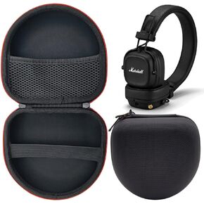 Major II/III/IV/V Case,Major 5/4/3/2 Case,Hard Carrying CaseStorage Bag Compatible with Marshall Major 5 4 3 2 Headphone (Black)