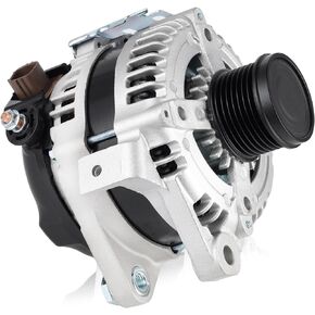 11034 Car Alternator 12V 100 Amp, 7-Groove Pulley Fit for Toyota Camry 04-06, Highlander 04-07, Solara 04-08 & for Scion tC 05-10 L4 2.4L Automotive Replacement Alternators 11034N 104210-388