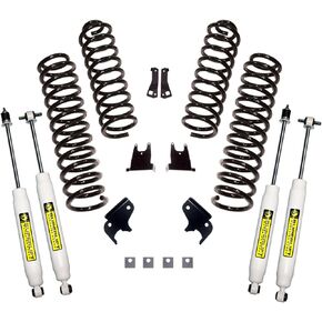 SUPERLIFT SUSPENSION 2.5" Lift Kit for Jeep Wrangler JK | Complete Lift Kit with Front & Rear Shadow Series Shocks | K932 | Fits 2007-2018 Jeep Wrangler JK 2 Door